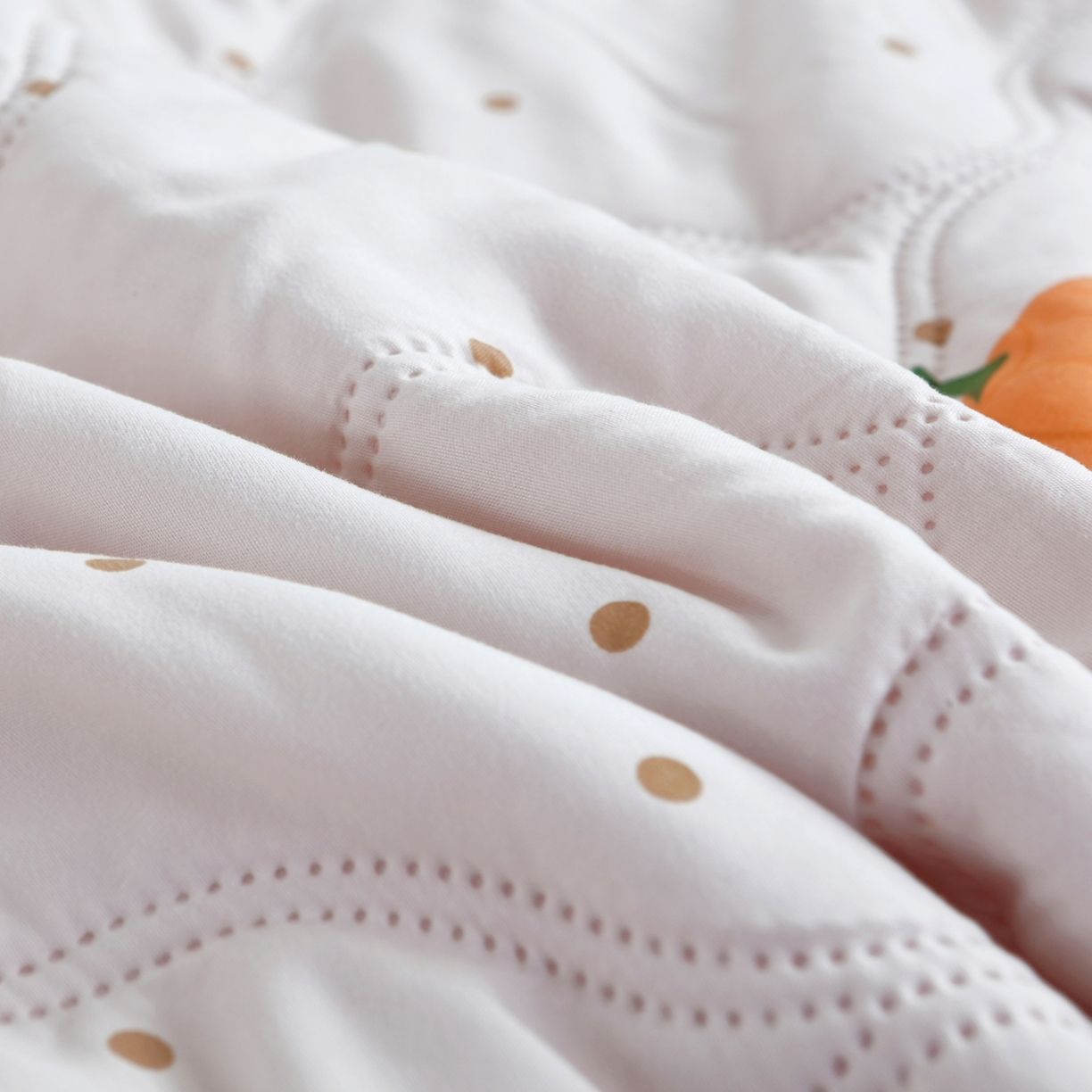 91家纺网 家纺一手货源 找家纺 好欣怡 2026新款水洗棉夏被 南瓜日记