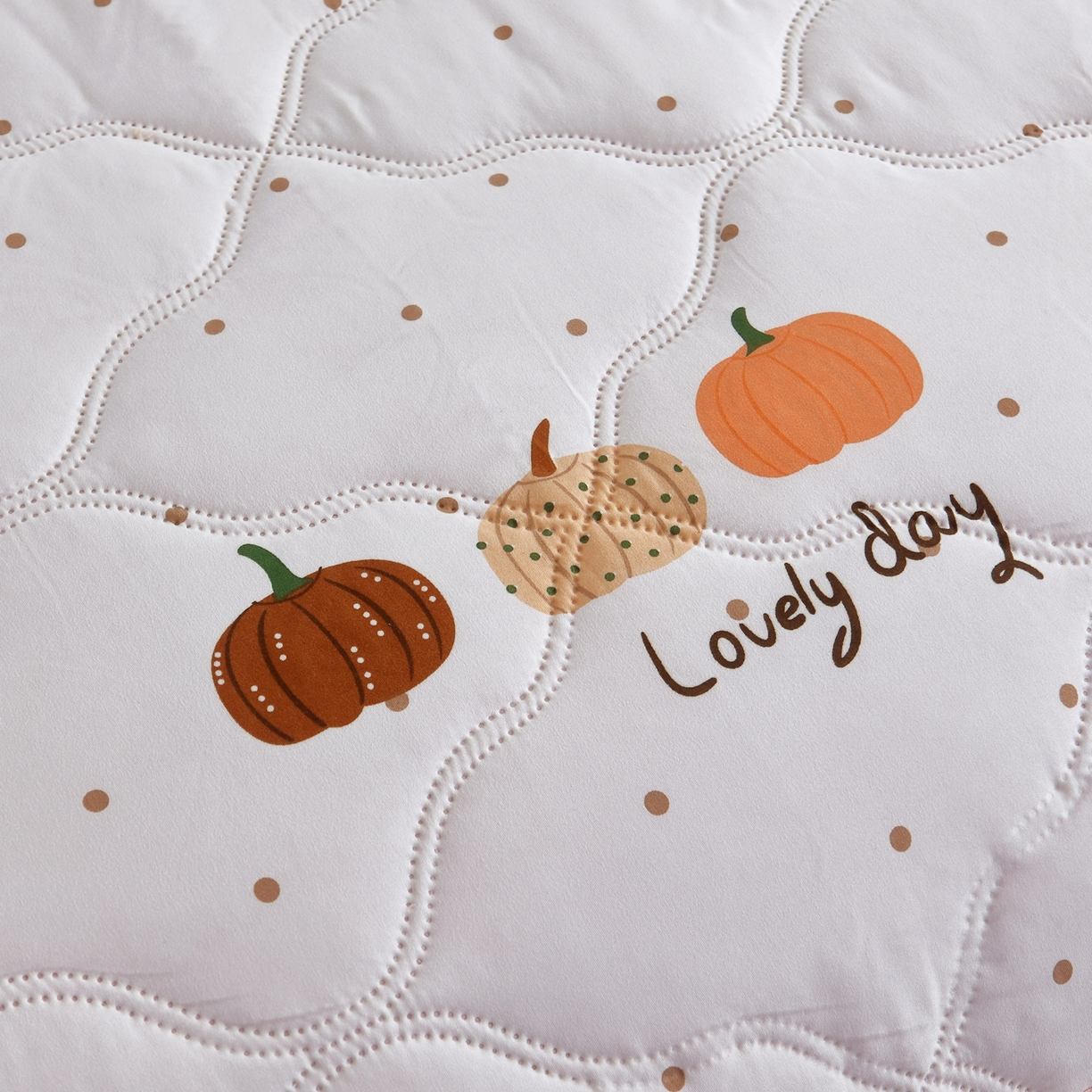 91家纺网 家纺一手货源 找家纺 好欣怡 2026新款水洗棉夏被 南瓜日记