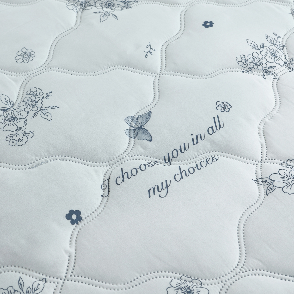 91家纺网 家纺一手货源 找家纺 好欣怡 2026新款水洗棉夏被 浅蓝信