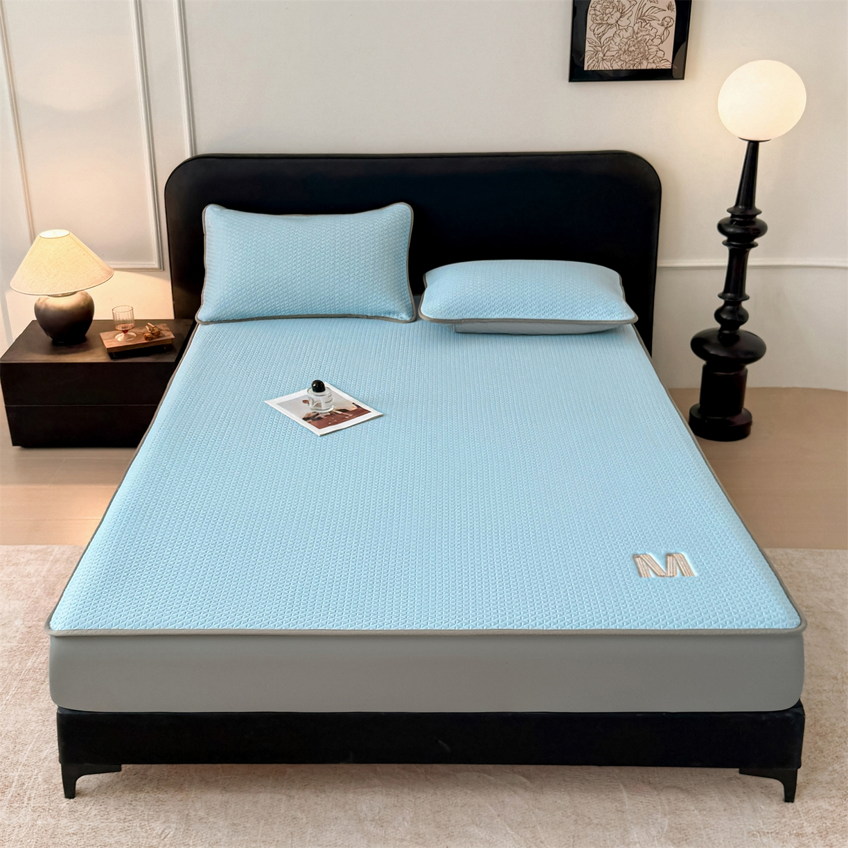 91家纺网 家纺一手货源 找家纺 （总）鑫姿席业 2026新款夏季高端竹席pe藤席空调软席可水洗席子凉席-慕尚M纹