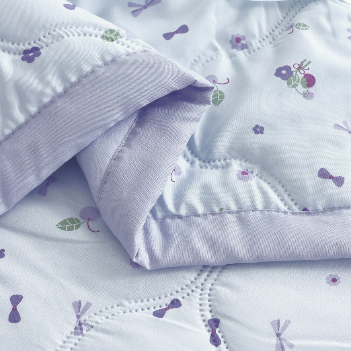 91家纺网 家纺一手货源 找家纺 好欣怡 2026新款水洗棉夏被 紫芋星梦