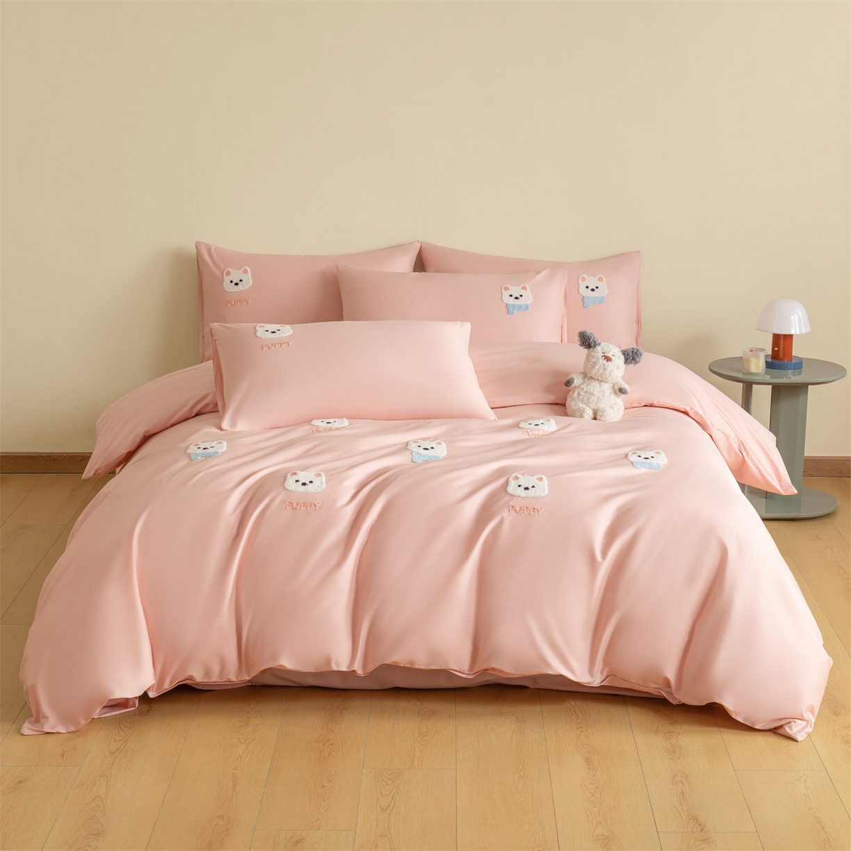 91家纺网 家纺一手货源 找家纺 （总）857家居 2026新款全棉毛巾绣四件套