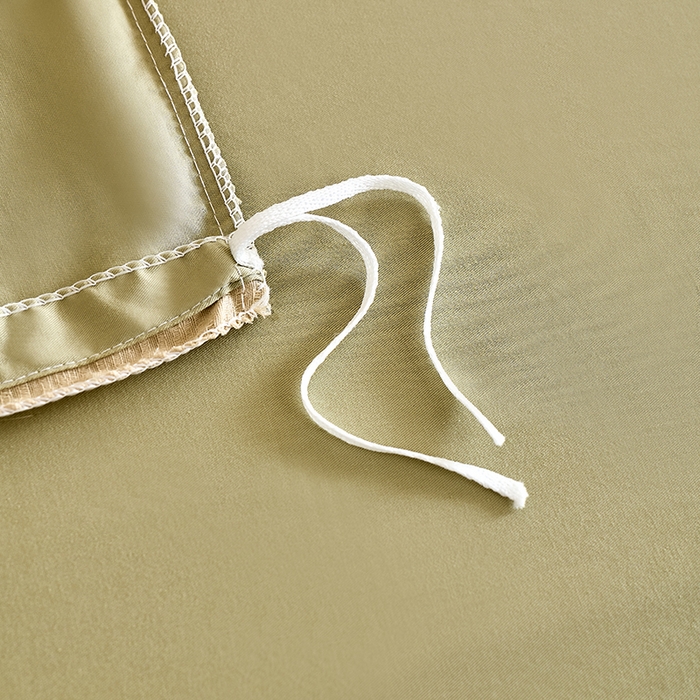 91家纺网 家纺一手货源 找家纺 九沐良品 2026新款A类60支全棉纯棉贡缎大提花四件套 佐冉-绿