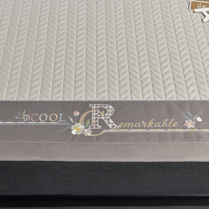 91家纺网 家纺一手货源 找家纺 小牛席业 2026新款CR冷感乳胶席系列凉席藤席冰藤席竹席空调席草席冰丝席豆豆席乳胶席三件套 CR冷感乳胶席系列（烟灰）