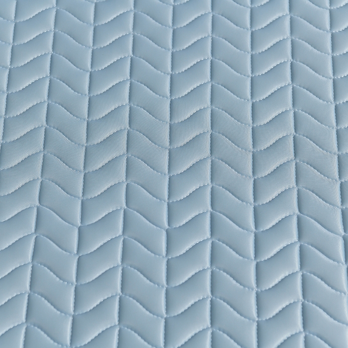 91家纺网 家纺一手货源 找家纺 小牛席业 2026新款CR冷感乳胶席系列凉席藤席冰藤席竹席空调席草席冰丝席豆豆席乳胶席三件套 CR冷感乳胶席系列（冰川蓝）