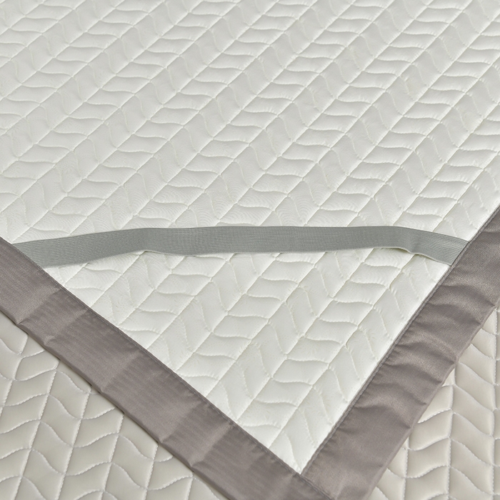 91家纺网 家纺一手货源 找家纺 小牛席业 2026新款CR冷感乳胶席系列凉席藤席冰藤席竹席空调席草席冰丝席豆豆席乳胶席三件套 CR冷感乳胶席系列（烟灰）