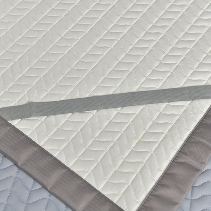 91家纺网 家纺一手货源 找家纺 小牛席业 2026新款CR冷感乳胶席系列凉席藤席冰藤席竹席空调席草席冰丝席豆豆席乳胶席三件套 CR冷感乳胶席系列（亮灰）