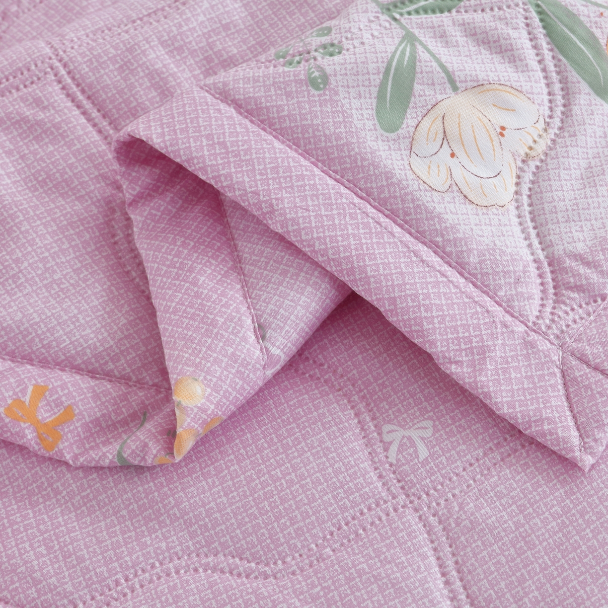 91家纺网 家纺一手货源 找家纺 好欣怡家纺 2026新款海藻棉夏被夏凉被 粉云间