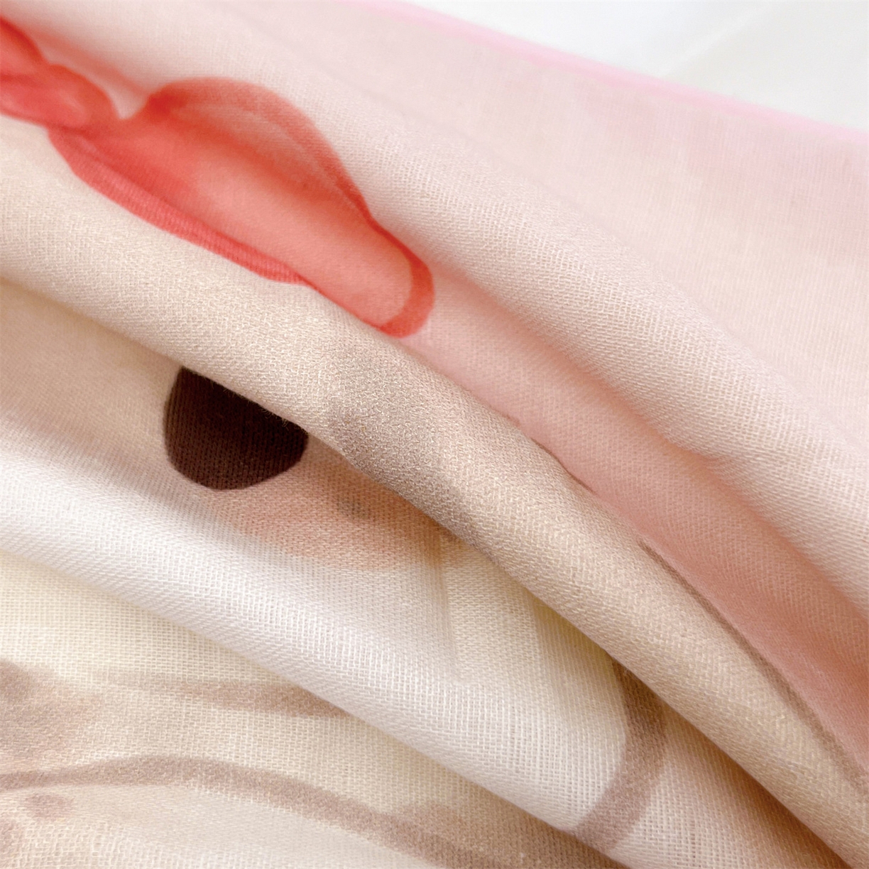 91家纺网 家纺一手货源 找家纺 雯豆家纺 2026新款全棉双层纱布枕套儿童卡通枕芯定位纯棉大版枕头套 双层纱-甜甜兔