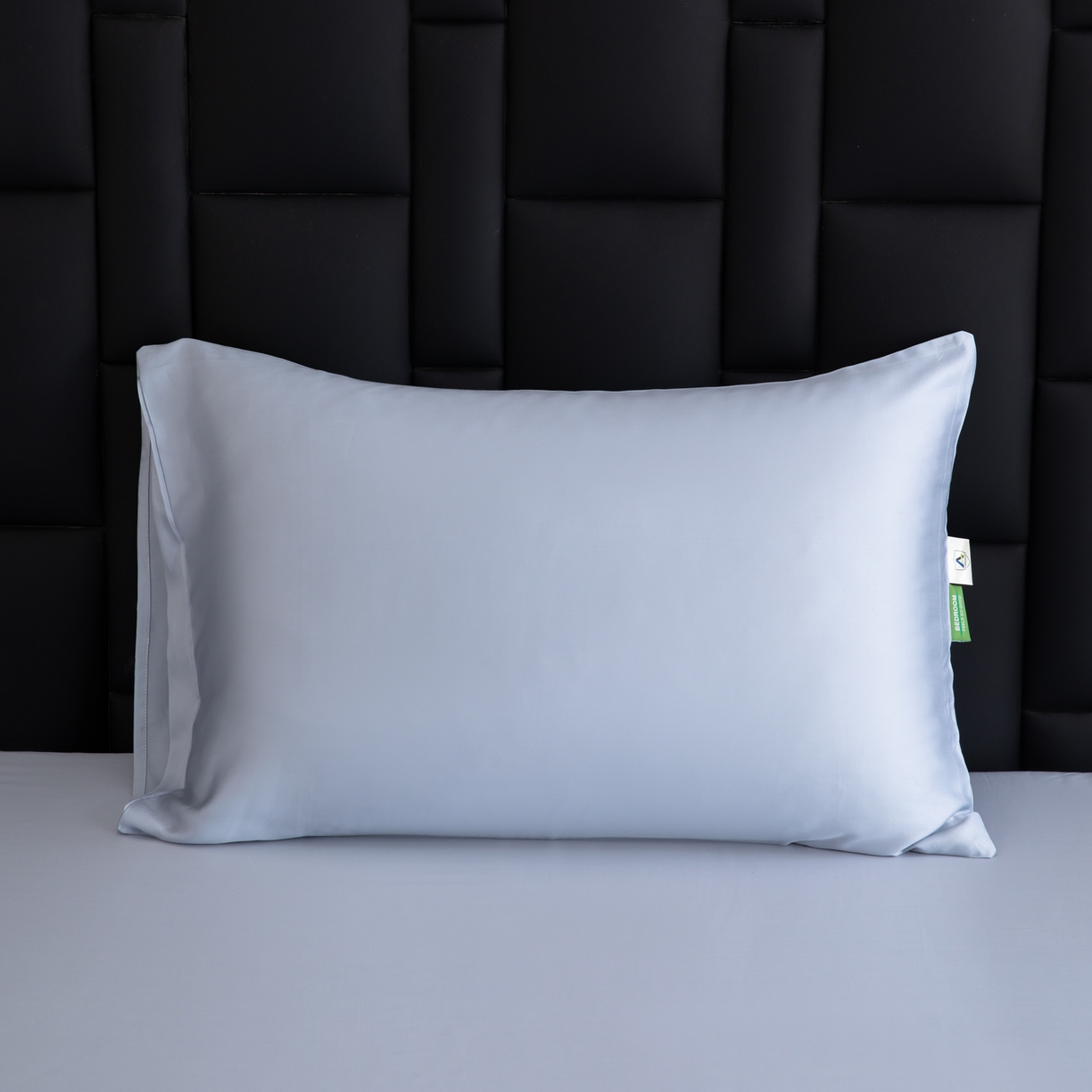 91家纺网 家纺一手货源 找家纺 眠博士 2026新款60S莱赛尔天丝枕套单品枕套单件 60S天丝枕套-黄昏蓝