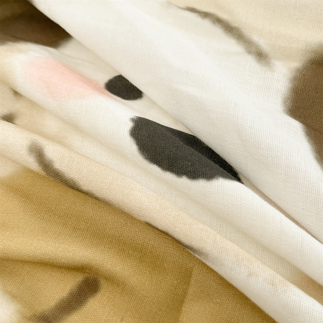 91家纺网 家纺一手货源 找家纺 雯豆家纺 2026新款全棉双层纱布枕套儿童卡通枕芯定位纯棉大版枕头套 双层纱-顽皮狗