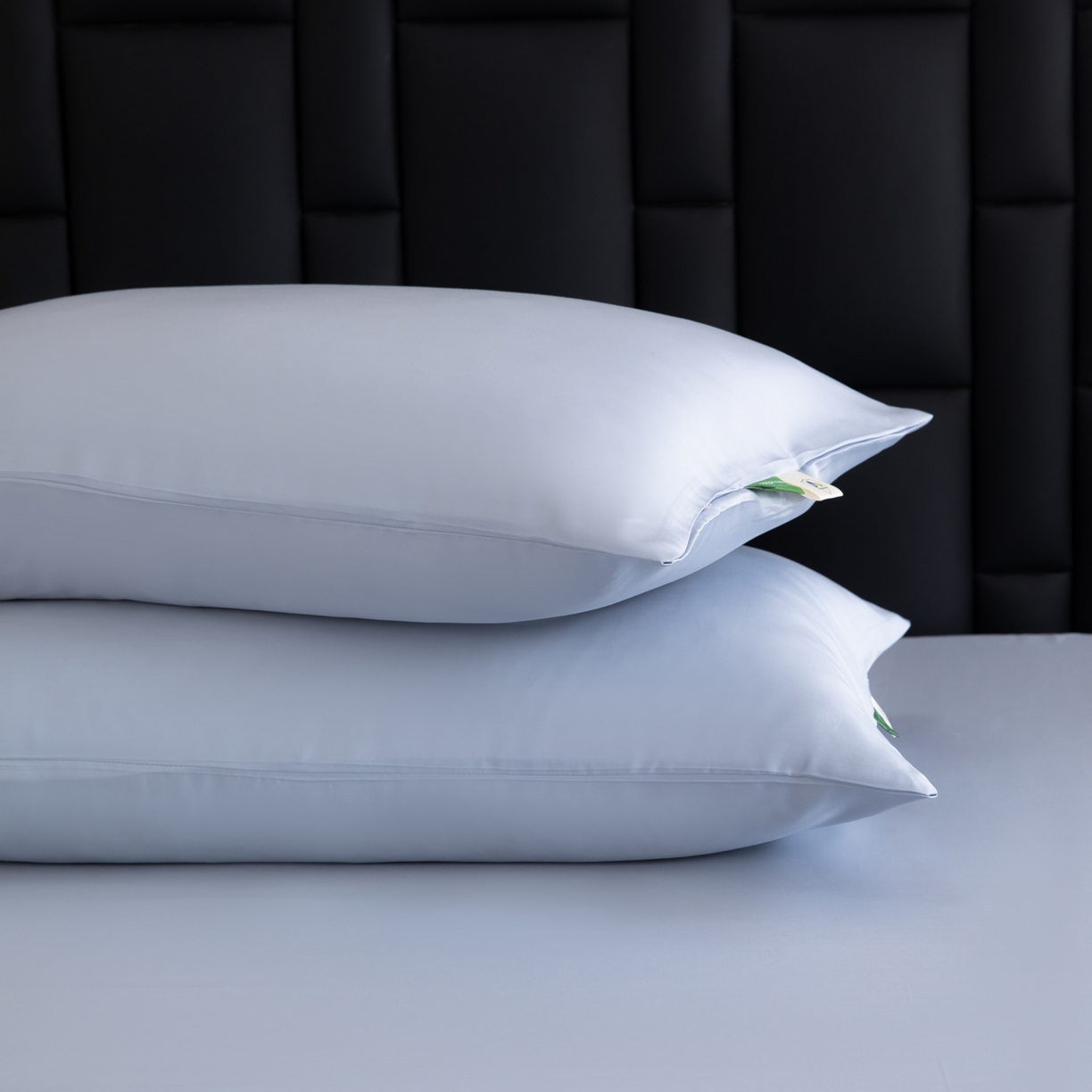 91家纺网 家纺一手货源 找家纺 眠博士 2026新款60S莱赛尔天丝枕套单品枕套单件 60S天丝枕套-黄昏蓝