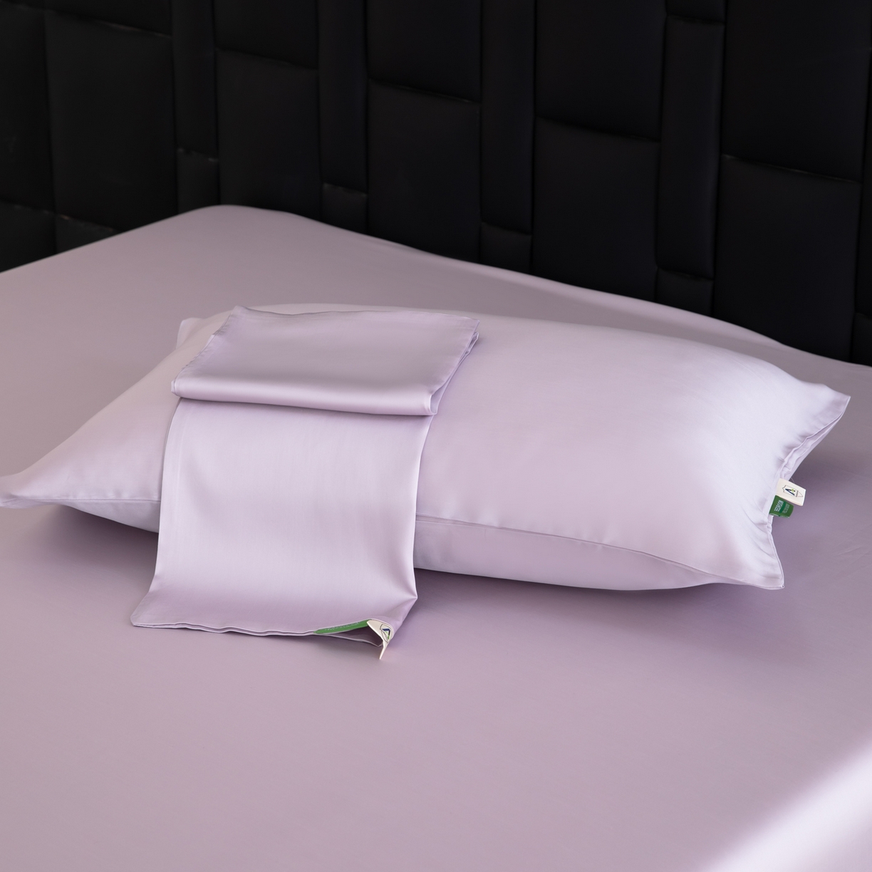 91家纺网 家纺一手货源 找家纺 眠博士 2026新款60S莱赛尔天丝枕套单品枕套单件 60S天丝枕套-迷香紫
