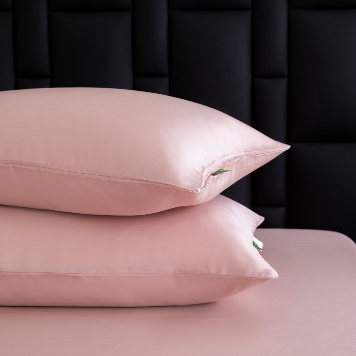 91家纺网 家纺一手货源 找家纺 眠博士 2026新款60S莱赛尔天丝枕套单品枕套单件 60S天丝枕套-藕粉