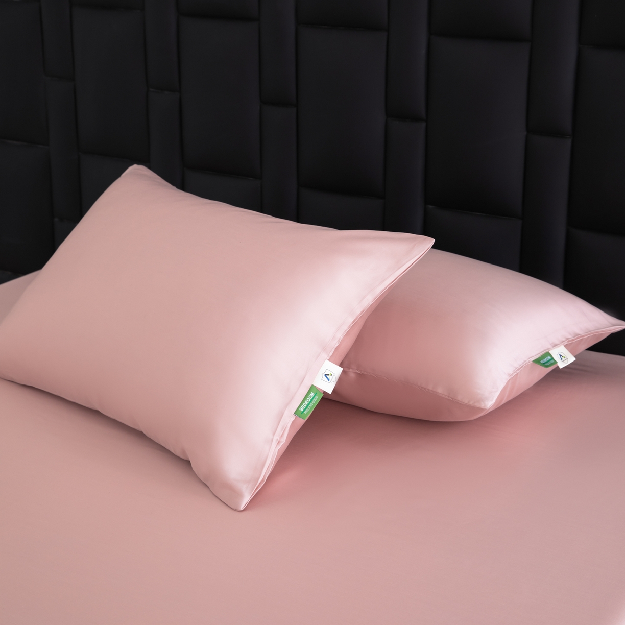 91家纺网 家纺一手货源 找家纺 眠博士 2026新款60S莱赛尔天丝枕套单品枕套单件 60S天丝枕套-藕粉