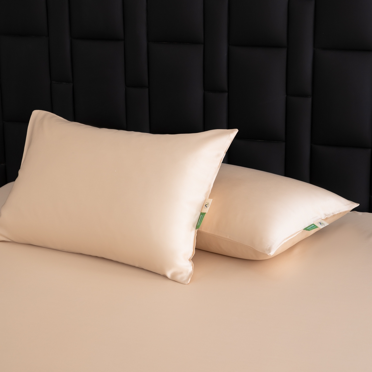 91家纺网 家纺一手货源 找家纺 眠博士 2026新款60S莱赛尔天丝枕套单品枕套单件 60S天丝枕套-浅茶色