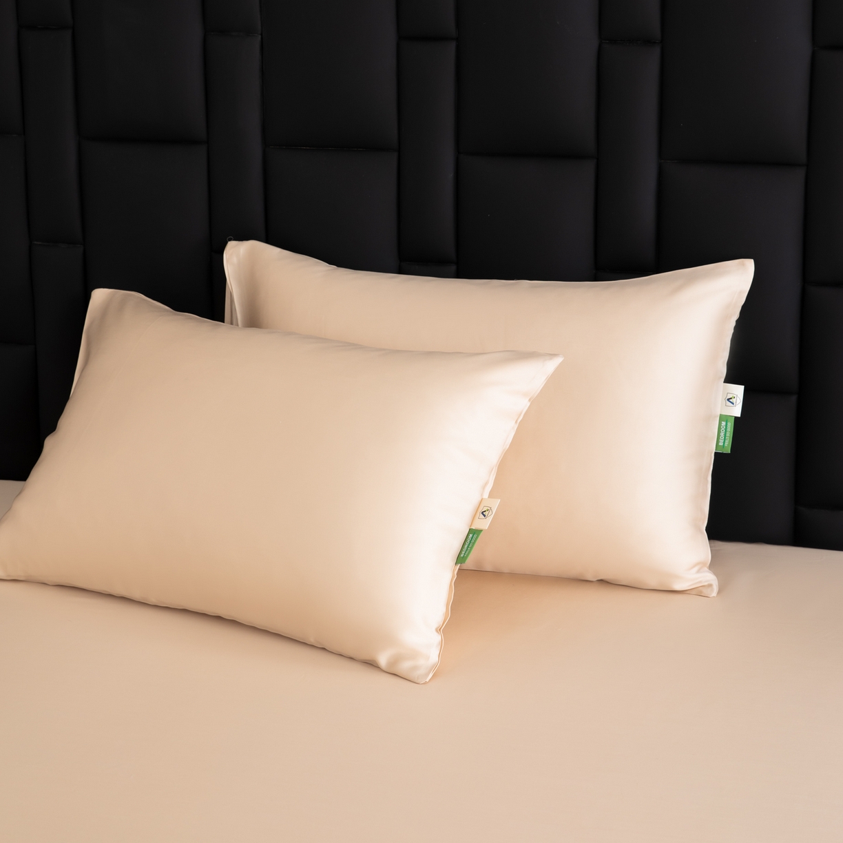91家纺网 家纺一手货源 找家纺 眠博士 2026新款60S莱赛尔天丝枕套单品枕套单件 60S天丝枕套-浅茶色