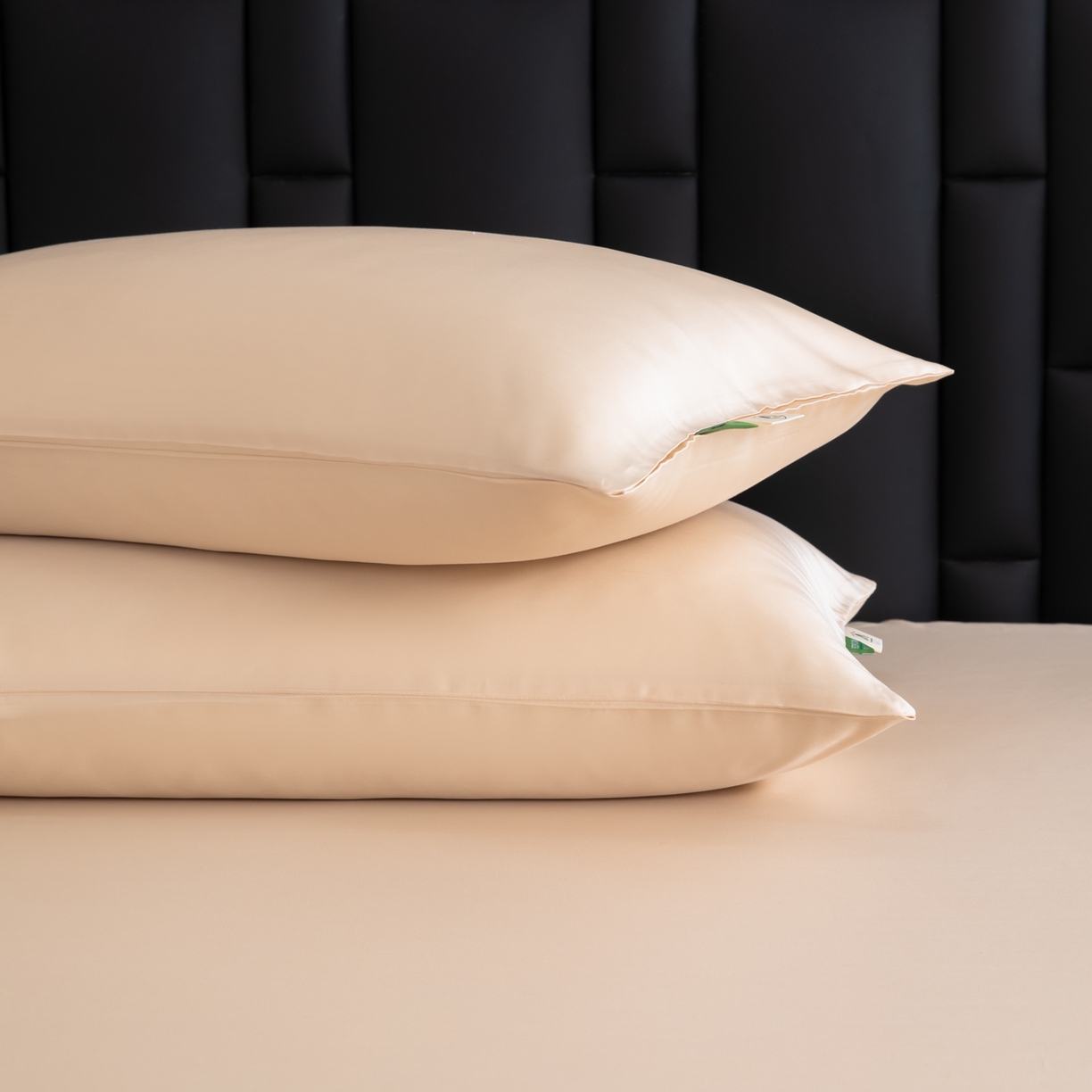 91家纺网 家纺一手货源 找家纺 眠博士 2026新款60S莱赛尔天丝枕套单品枕套单件 60S天丝枕套-浅茶色