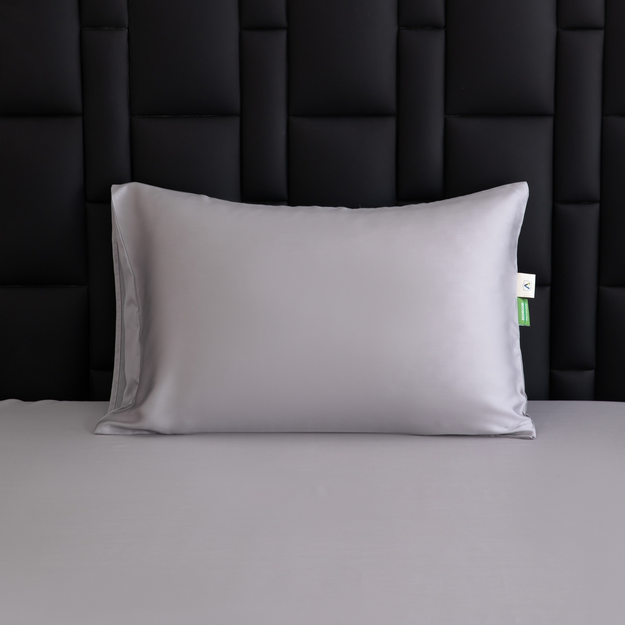 91家纺网 家纺一手货源 找家纺 眠博士 2026新款60S莱赛尔天丝枕套单品枕套单件 60S天丝枕套-烟灰