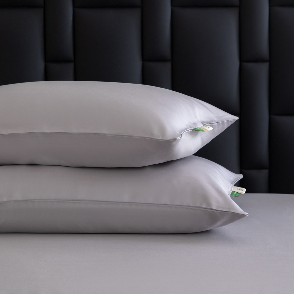 91家纺网 家纺一手货源 找家纺 眠博士 2026新款60S莱赛尔天丝枕套单品枕套单件 60S天丝枕套-烟灰