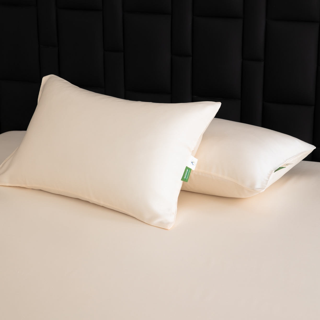 91家纺网 家纺一手货源 找家纺 眠博士 2026新款60S莱赛尔天丝枕套单品枕套单件 60S天丝枕套-云朵白