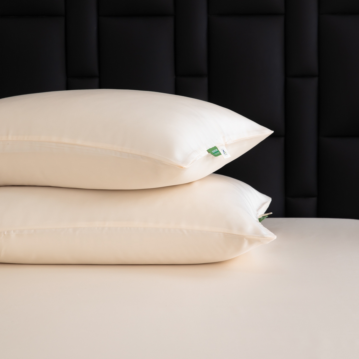 91家纺网 家纺一手货源 找家纺 眠博士 2026新款60S莱赛尔天丝枕套单品枕套单件 60S天丝枕套-云朵白