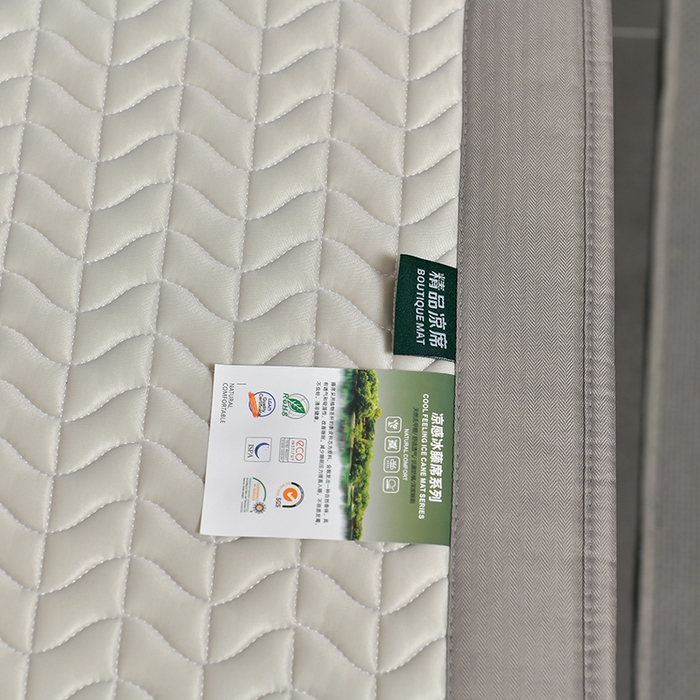 91家纺网 家纺一手货源 找家纺 小牛席业 2026新款CR冷感乳胶席（床笠款）凉席藤席冰藤席竹席空调席草席冰丝席豆豆席乳胶席三件套 CR冷感乳胶席床笠款-烟灰