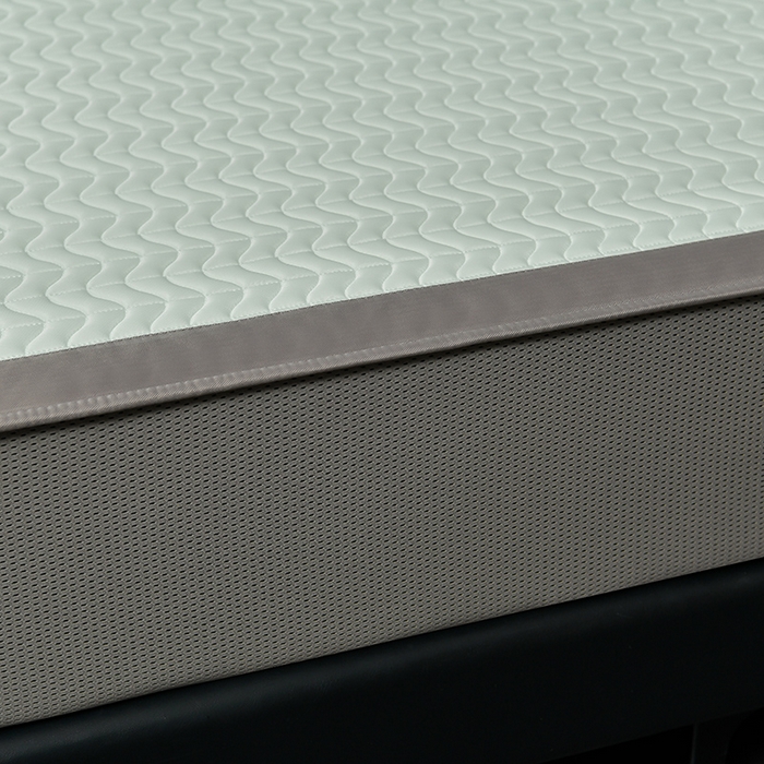 91家纺网 家纺一手货源 找家纺 小牛席业 2026新款CR冷感乳胶席（床笠款）凉席藤席冰藤席竹席空调席草席冰丝席豆豆席乳胶席三件套 CR冷感乳胶席床笠款-水绿