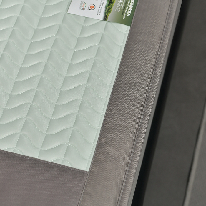 91家纺网 家纺一手货源 找家纺 小牛席业 2026新款CR冷感乳胶席（床笠款）凉席藤席冰藤席竹席空调席草席冰丝席豆豆席乳胶席三件套 CR冷感乳胶席床笠款-水绿