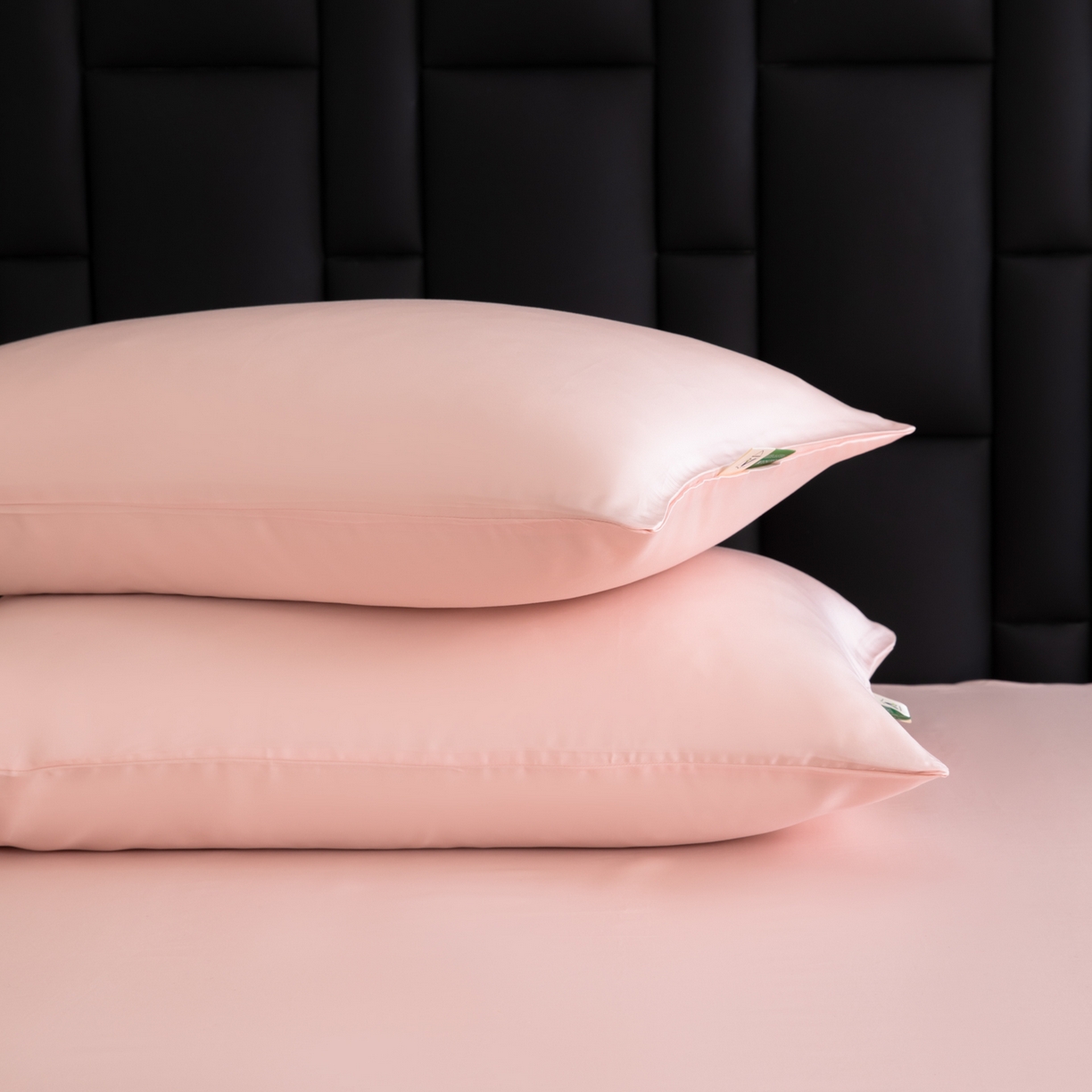 91家纺网 家纺一手货源 找家纺 眠博士 2026新款60S莱赛尔天丝枕套单品枕套单件 60S天丝枕套-云朵粉