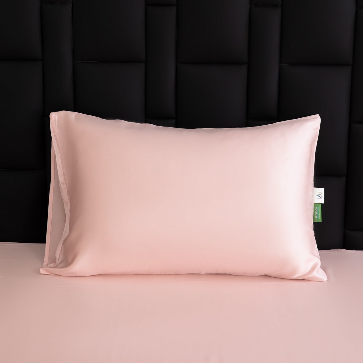 91家纺网 家纺一手货源 找家纺 眠博士 2026新款60S莱赛尔天丝枕套单品枕套单件 60S天丝枕套-云朵粉