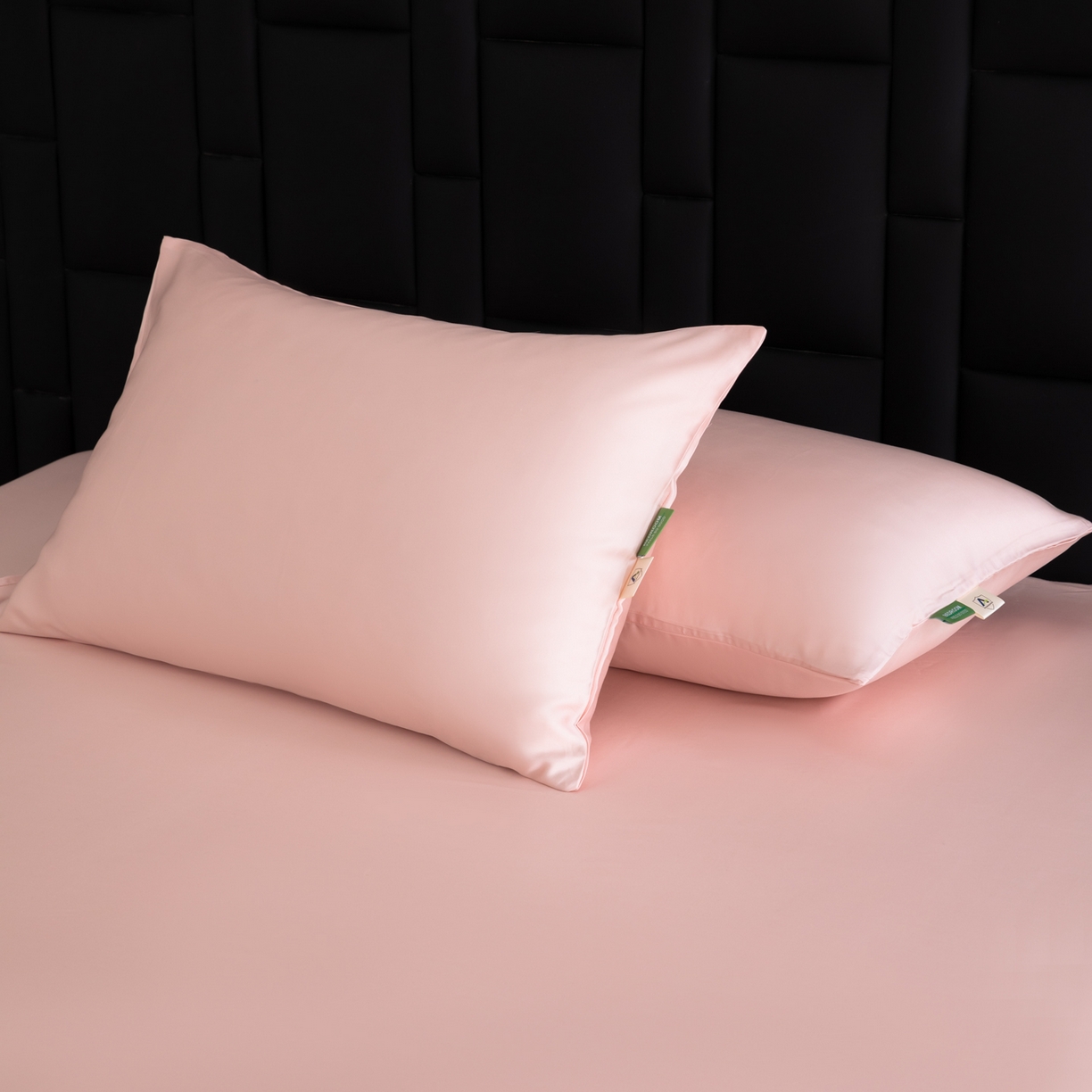 91家纺网 家纺一手货源 找家纺 眠博士 2026新款60S莱赛尔天丝枕套单品枕套单件 60S天丝枕套-云朵粉