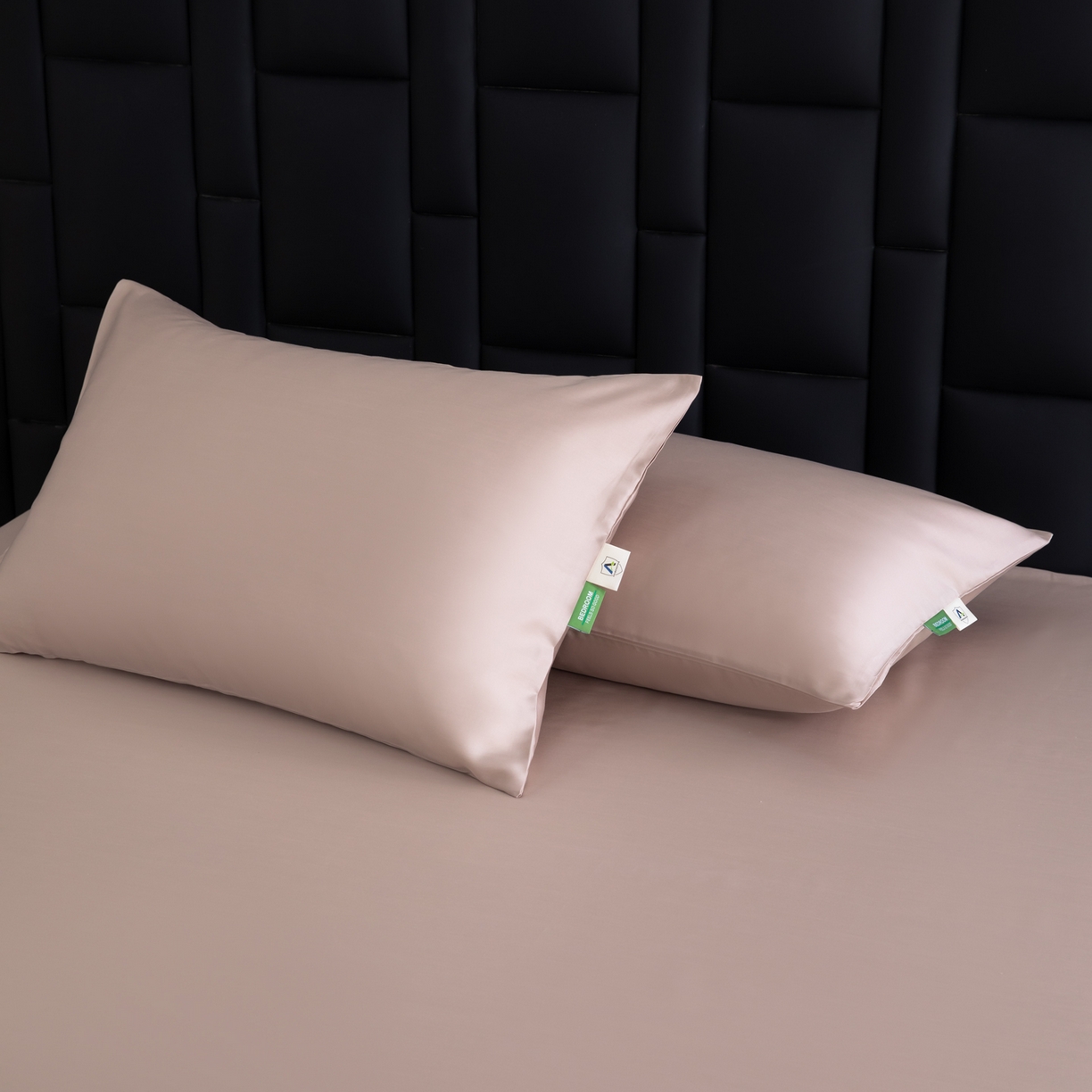 91家纺网 家纺一手货源 找家纺 眠博士 2026新款60S莱赛尔天丝枕套单品枕套单件 60S天丝枕套-中茶色