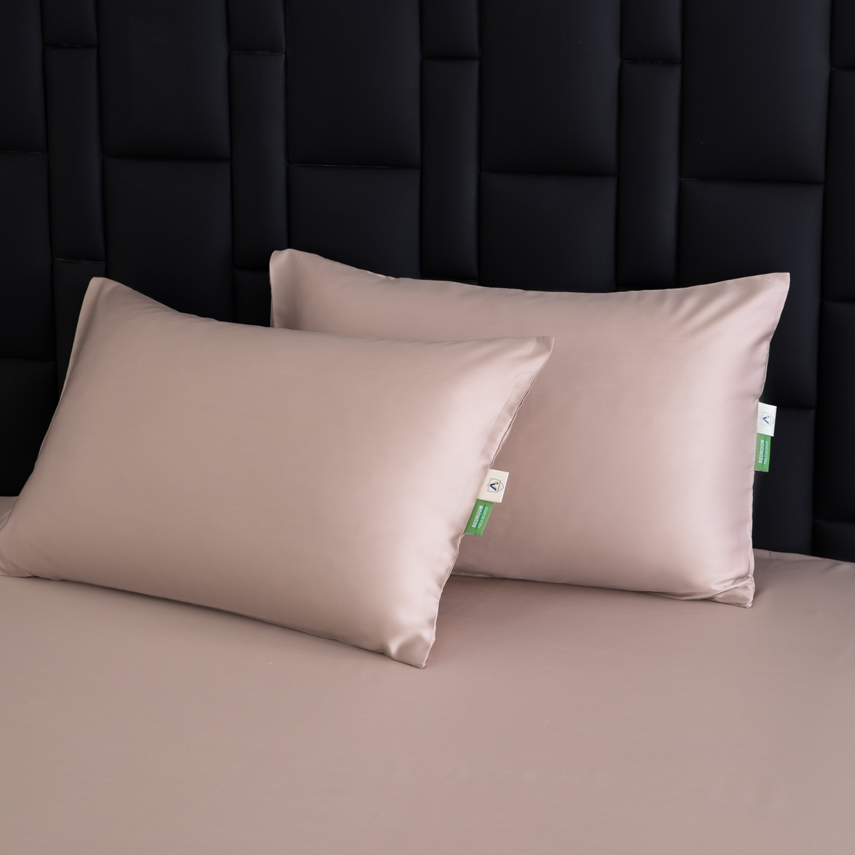 91家纺网 家纺一手货源 找家纺 眠博士 2026新款60S莱赛尔天丝枕套单品枕套单件 60S天丝枕套-中茶色