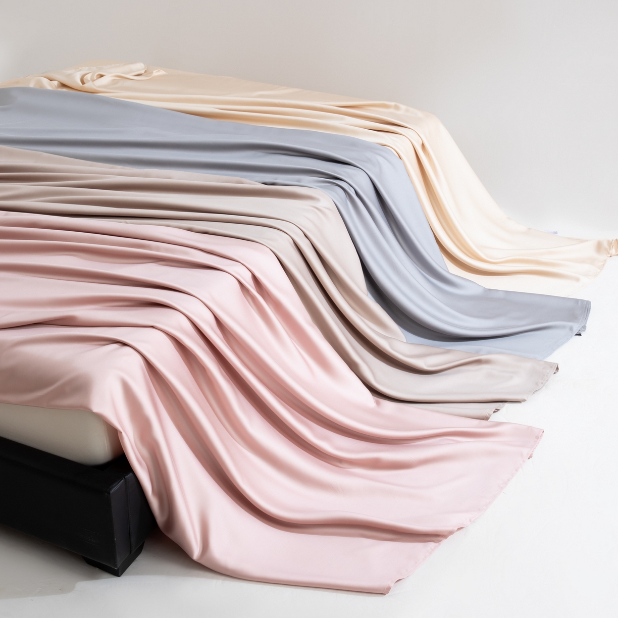 91家纺网 家纺一手货源 找家纺 眠博士 2026新款60S莱赛尔天丝枕套单品枕套单件 组合图仅供参考不可下单