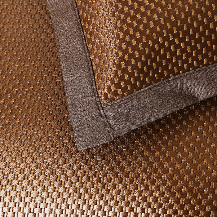 91家纺网 家纺一手货源 找家纺 小牛席业 2026新款冰藤夏凉枕【中式刺绣】系列枕套凉枕套夏天枕套冰丝枕套竹枕套藤枕套冰藤枕套 中式刺绣冰藤夏凉枕（大冰藤咖色）