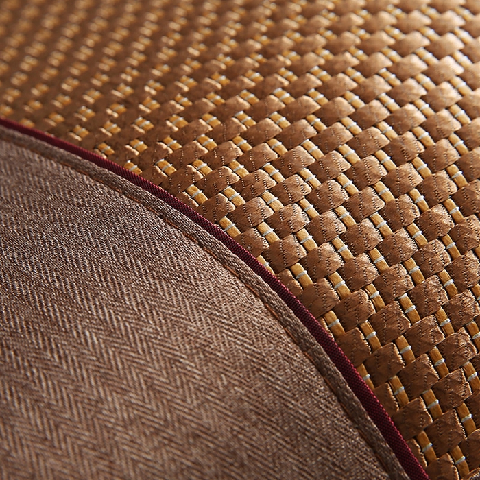 91家纺网 家纺一手货源 找家纺 小牛席业 2026新款冰藤夏凉枕【中式刺绣】系列枕套凉枕套夏天枕套冰丝枕套竹枕套藤枕套冰藤枕套 中式刺绣冰藤夏凉枕（大冰藤咖色）