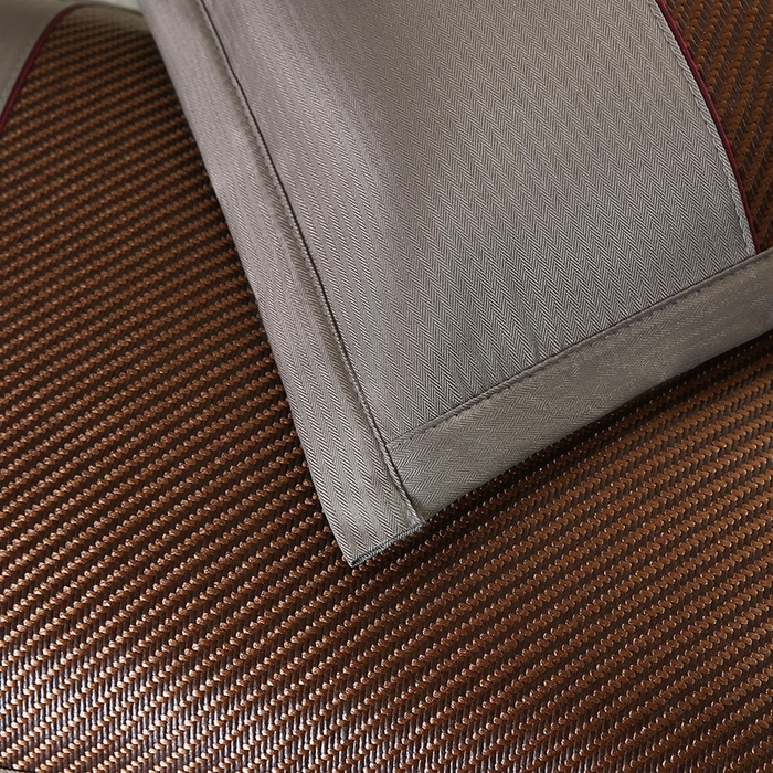 91家纺网 家纺一手货源 找家纺 小牛席业 2026新款冰藤夏凉枕【中式刺绣】系列枕套凉枕套夏天枕套冰丝枕套竹枕套藤枕套冰藤枕套 中式刺绣冰藤夏凉枕（斜纹冰藤黑咖）