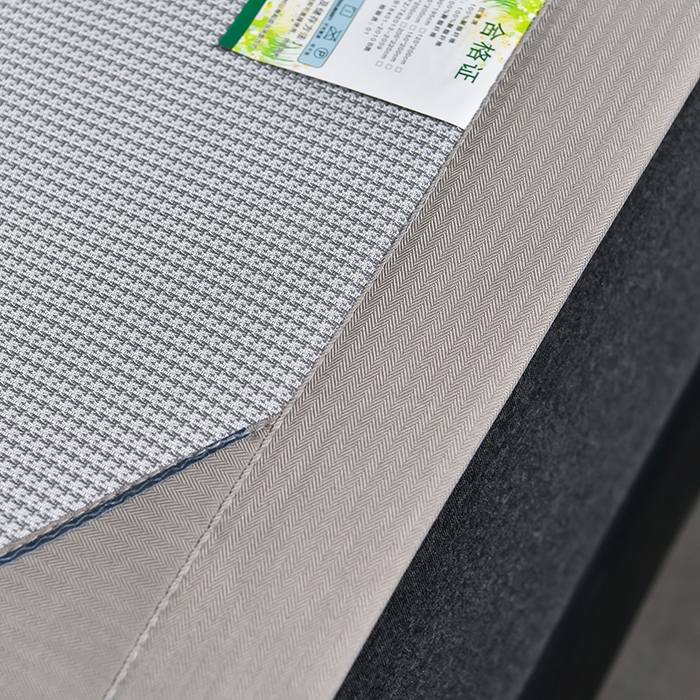 91家纺网 家纺一手货源 找家纺 小牛席业 2026新款小千鸟格-甜蜜夏日冰丝席系列凉席藤席冰藤席竹席空调席草席冰丝席豆豆席乳胶席三件套 甜蜜夏日冰丝席-灰色