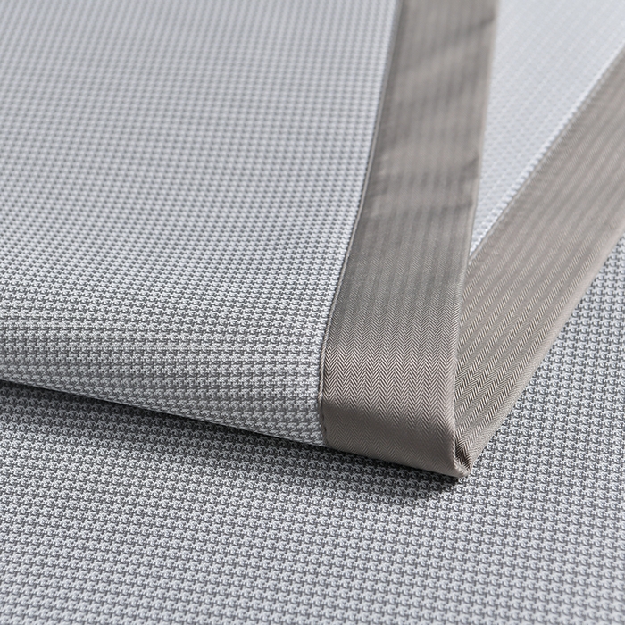 91家纺网 家纺一手货源 找家纺 小牛席业 2026新款小千鸟格-甜蜜夏日冰丝席系列凉席藤席冰藤席竹席空调席草席冰丝席豆豆席乳胶席三件套 甜蜜夏日冰丝席-灰色