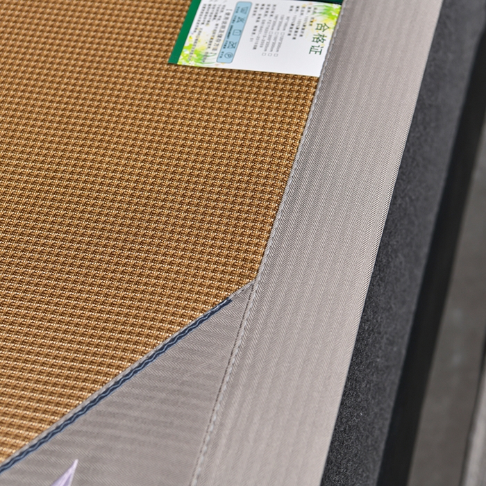 91家纺网 家纺一手货源 找家纺 小牛席业 2026新款小千鸟格-甜蜜夏日冰丝席系列凉席藤席冰藤席竹席空调席草席冰丝席豆豆席乳胶席三件套 甜蜜夏日冰丝席-咖色