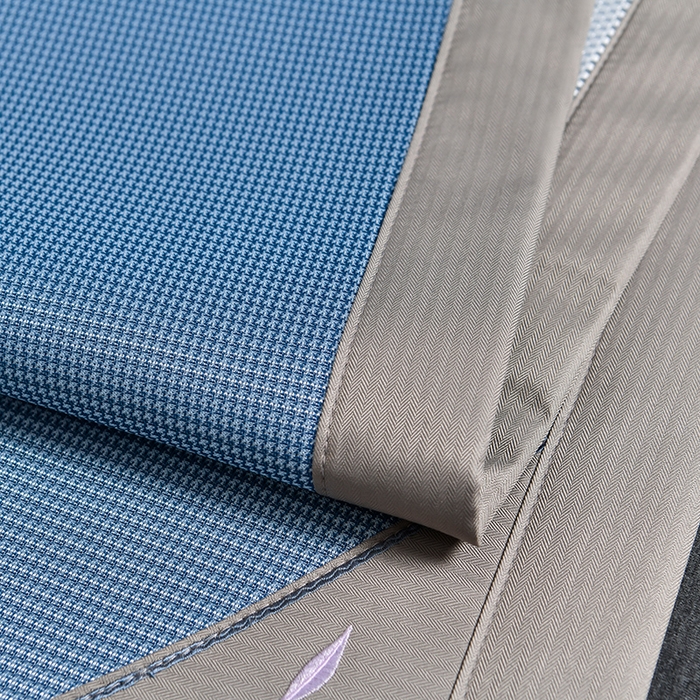 91家纺网 家纺一手货源 找家纺 小牛席业 2026新款小千鸟格-甜蜜夏日冰丝席系列凉席藤席冰藤席竹席空调席草席冰丝席豆豆席乳胶席三件套 甜蜜夏日冰丝席-蓝色