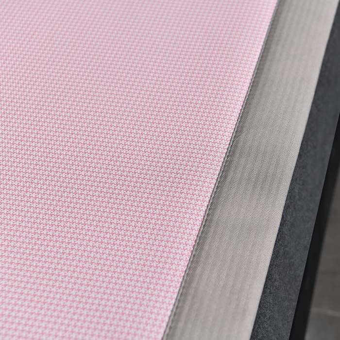 91家纺网 家纺一手货源 找家纺 小牛席业 2026新款小千鸟格-甜蜜夏日冰丝席系列凉席藤席冰藤席竹席空调席草席冰丝席豆豆席乳胶席三件套 甜蜜夏日冰丝席-粉色