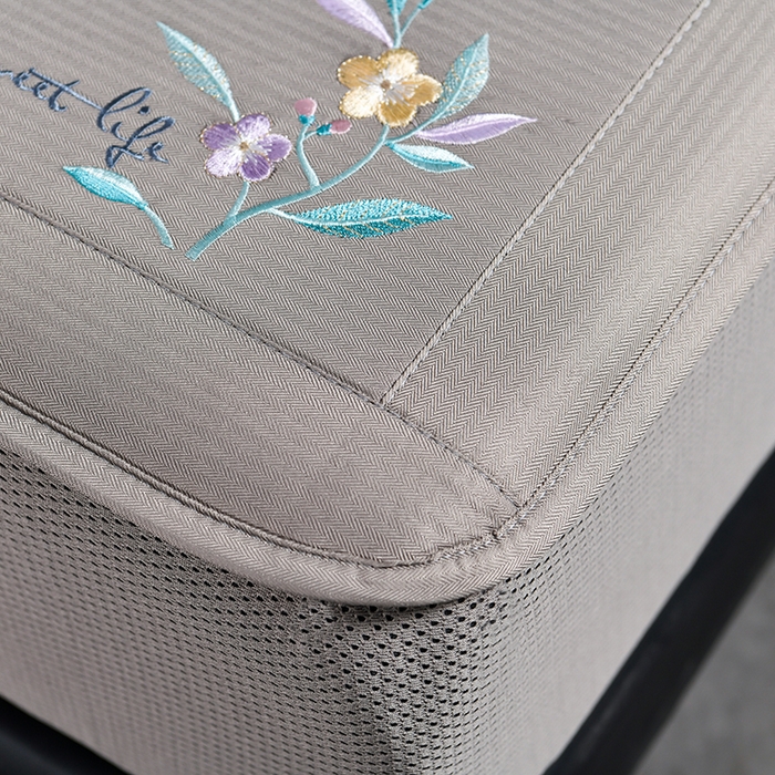 91家纺网 家纺一手货源 找家纺 小牛席业 2026新款小千鸟格-甜蜜夏日冰丝席系列（床笠款）凉席藤席冰藤席竹席空调席草席冰丝席豆豆席乳胶席三件 甜蜜夏日冰丝席-（床笠款)蓝色