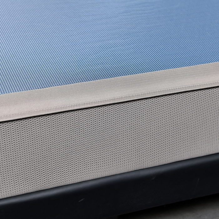 91家纺网 家纺一手货源 找家纺 小牛席业 2026新款小千鸟格-甜蜜夏日冰丝席系列（床笠款）凉席藤席冰藤席竹席空调席草席冰丝席豆豆席乳胶席三件 甜蜜夏日冰丝席-（床笠款)蓝色