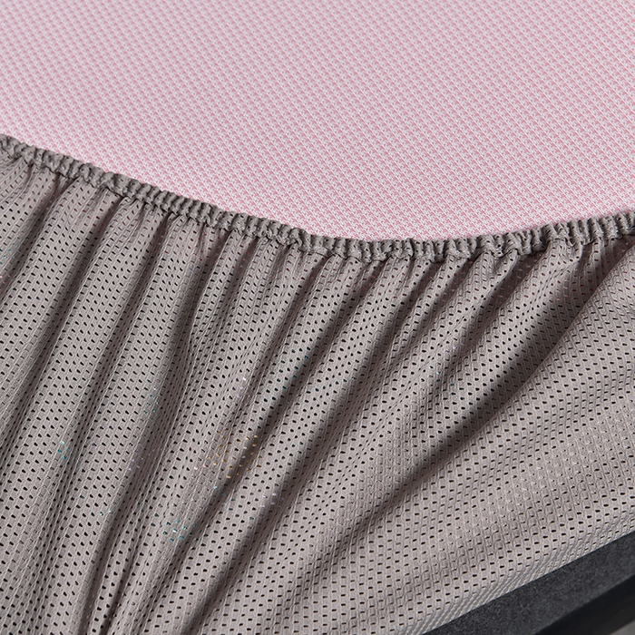 91家纺网 家纺一手货源 找家纺 小牛席业 2026新款小千鸟格-甜蜜夏日冰丝席系列（床笠款）凉席藤席冰藤席竹席空调席草席冰丝席豆豆席乳胶席三件 甜蜜夏日冰丝席-（床笠款)粉色