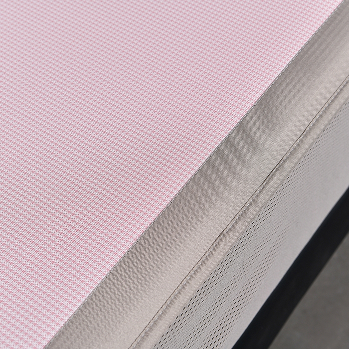 91家纺网 家纺一手货源 找家纺 小牛席业 2026新款小千鸟格-甜蜜夏日冰丝席系列（床笠款）凉席藤席冰藤席竹席空调席草席冰丝席豆豆席乳胶席三件 甜蜜夏日冰丝席-（床笠款)粉色