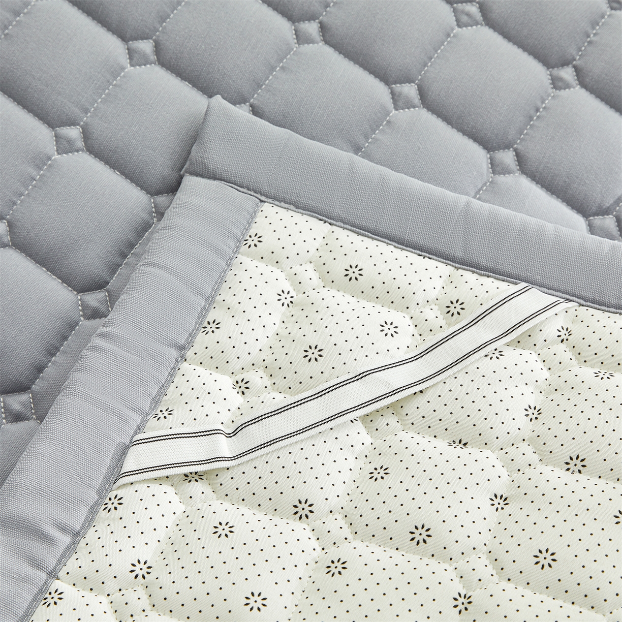 91家纺网 家纺一手货源 找家纺 雯豆家纺 2026春夏新款老粗布新疆棉花床垫床护垫加厚隔脏床垫遮盖物 老粗布-暮云灰