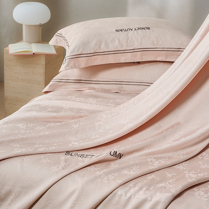 91家纺网 家纺一手货源 找家纺 （总）诗黛尔 2026春夏新款天棉缎刺绣-新竹韵系列