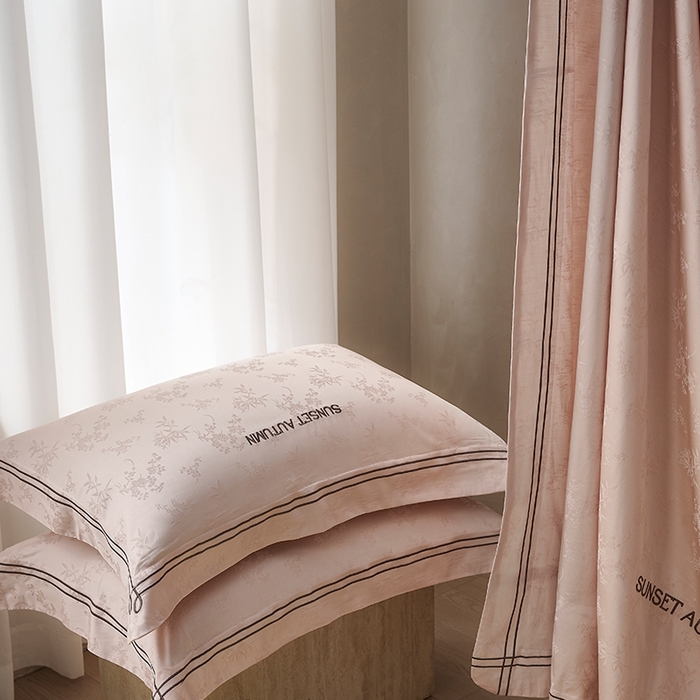 91家纺网 家纺一手货源 找家纺 （总）诗黛尔 2026春夏新款天棉缎刺绣-新竹韵系列